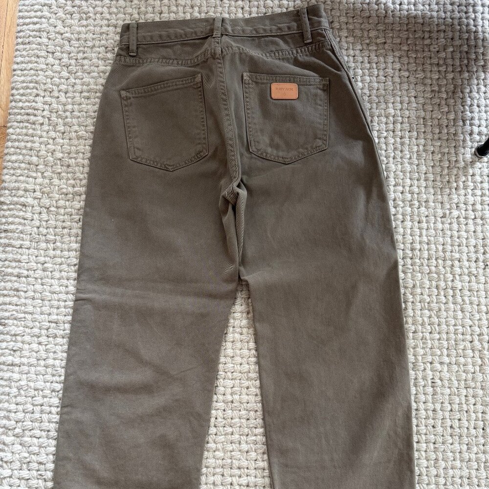 Olive Denim Jeans